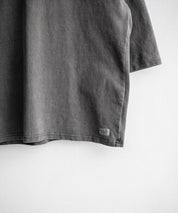 KRIFF MAYER クリフメイヤー オーバーサイズ ヘビーオンス天竺 ピグメント加工 フットボール七分袖Tシャツ 2435808