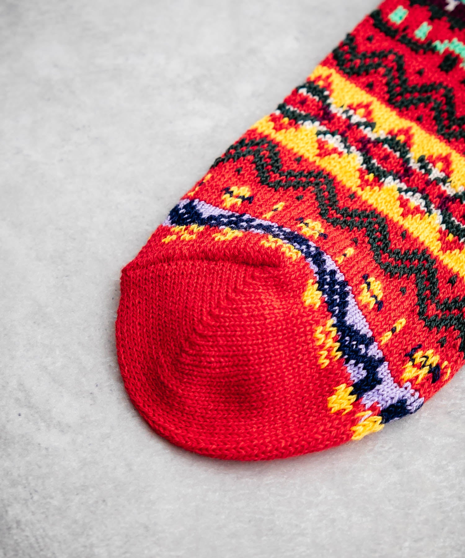 ANONYMOUSISM アノニマスイズム 日本製 国産 フェアアイルクルー丈スニーカーソックス 15390