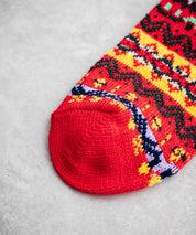 ANONYMOUSISM アノニマスイズム 日本製 国産 フェアアイルクルー丈スニーカーソックス 15390