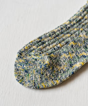 ANONYMOUSISM アノニマスイズム 日本製 国産 Homespan art yarn Crew ミックスカラークルー丈スニーカーソックス 15397