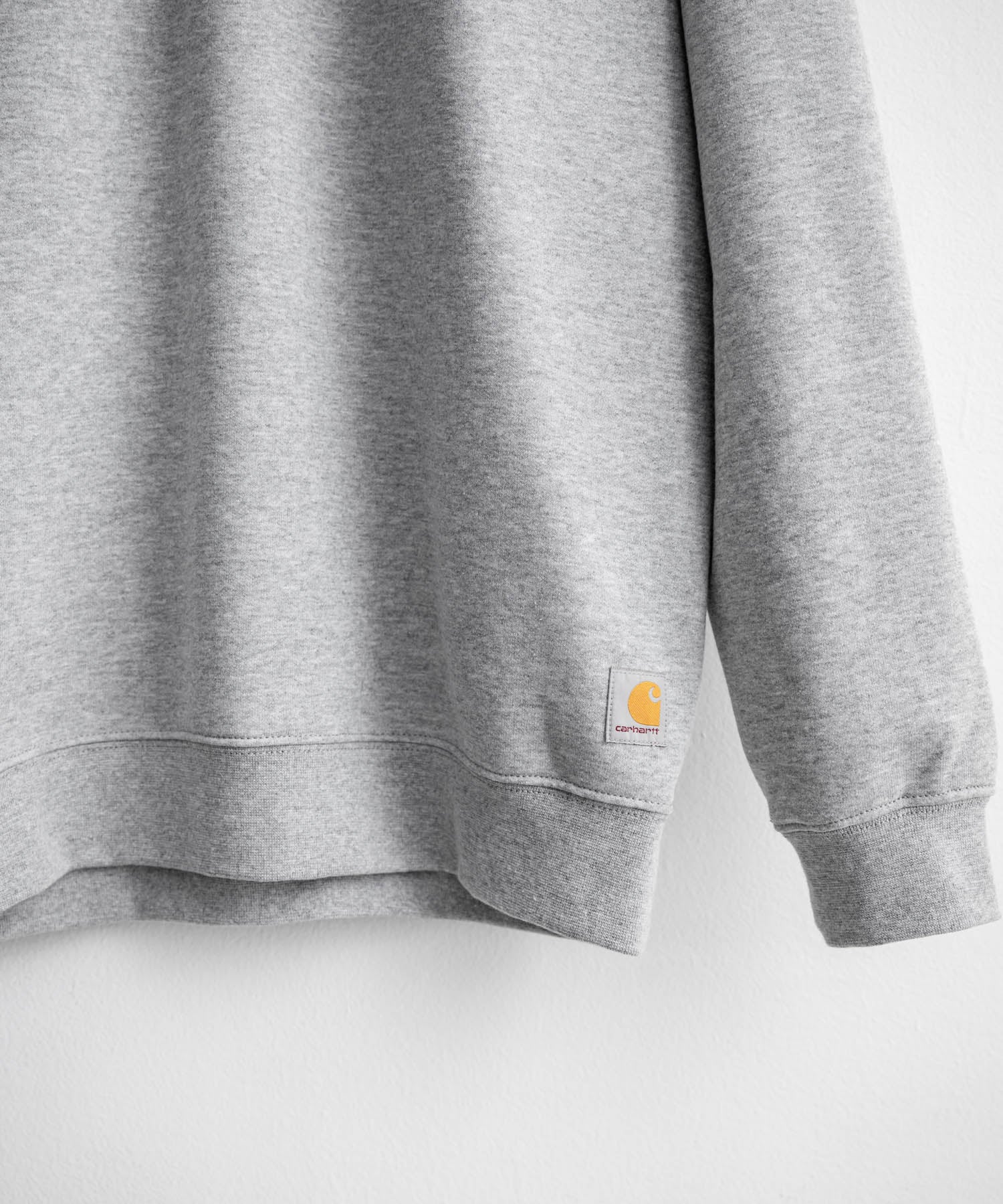 Carhartt カーハート MIDWEIGHT CREW NECK SWEAT/オーバーサイズ裏起毛ワンポイントロゴ長袖トレーナー 16474