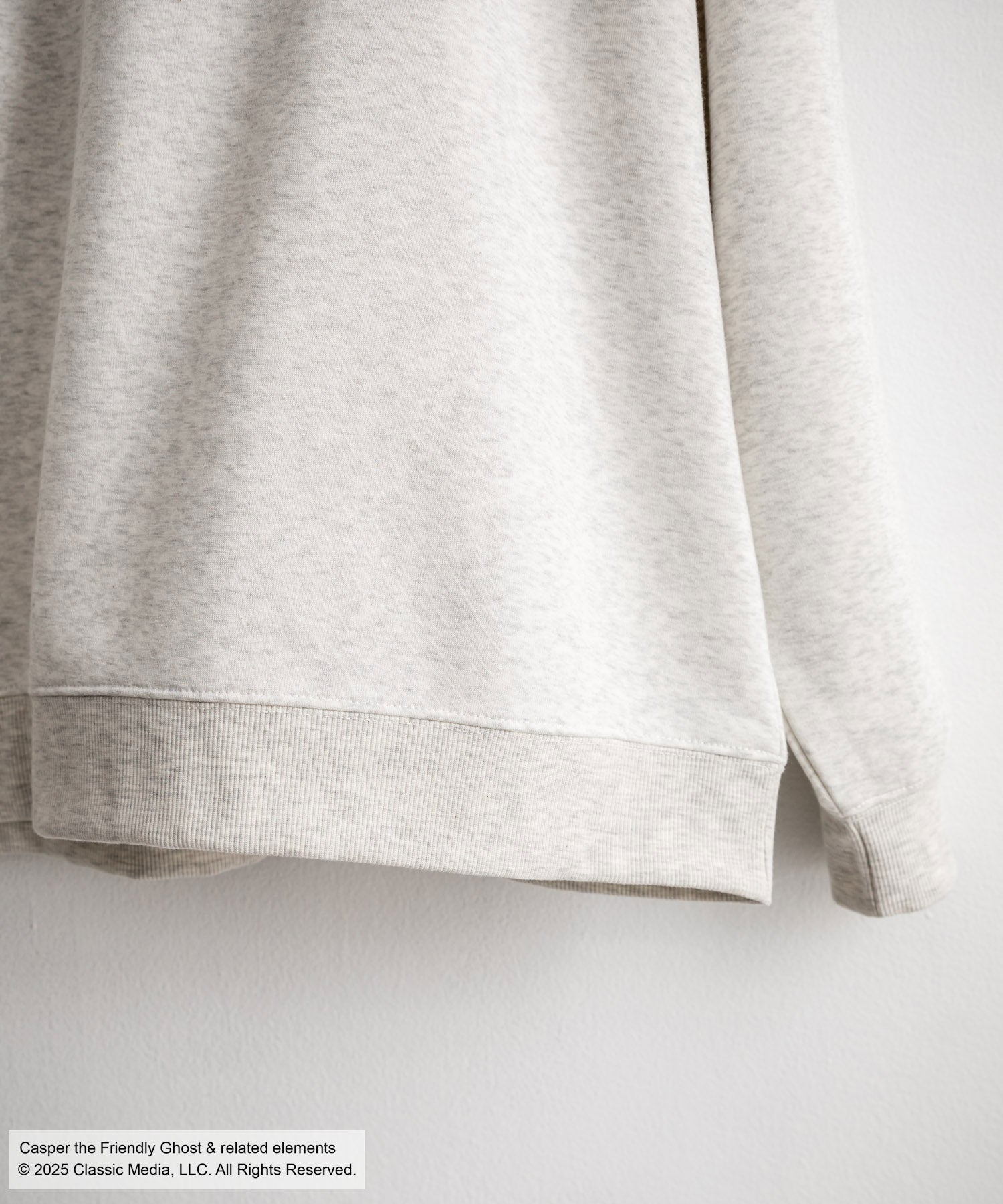 Casper/FELIX THE CAT 別注コラボ オーバーサイズヴィンテージライクグラフィックプリント裏起毛スウェットトレーナー 15116