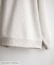 Casper/FELIX THE CAT 別注コラボ オーバーサイズヴィンテージライクグラフィックプリント裏起毛スウェットトレーナー 15116