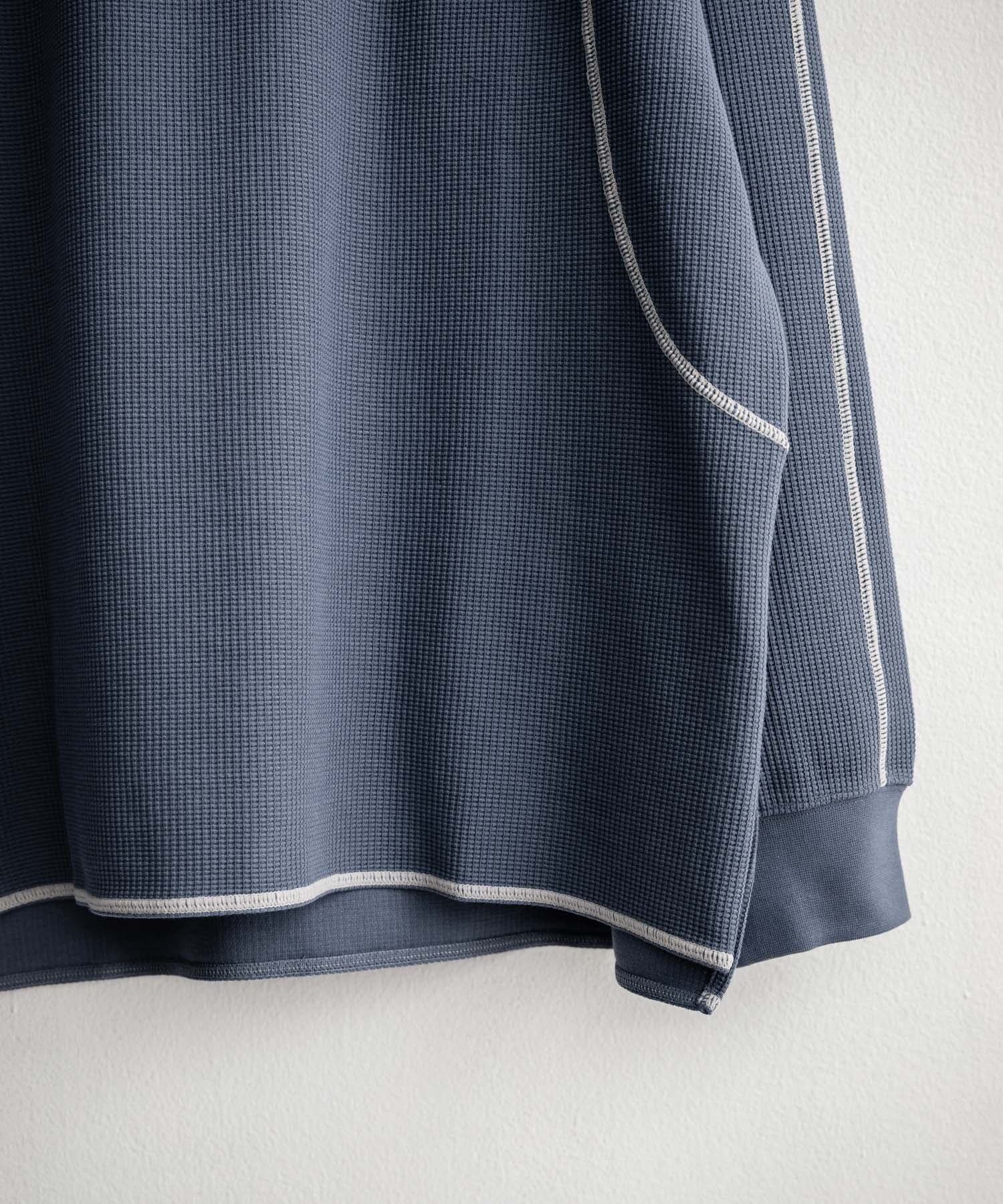 THE NORTH FACE ザ・ノースフェイス M'S SERRA L/S R/TEE ワンポイントロゴ刺繍ワッフル長袖Tシャツ 15889