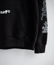 HUF ハフ オーバーサイズ裏起毛アソート長袖プルオーバーパーカー メタルギアソリッド/ナイトメア 16478