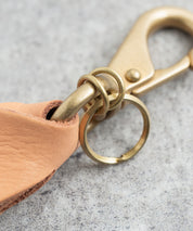 Butler Verner Sails バトラーバーナーセイルズ 日本製 国産ブラス×栃木レザーダブルキーホルダー JA-1897 11048