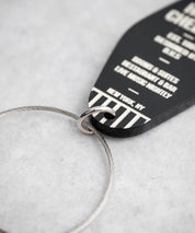 Butler Verner Sails 日本製 CHECK IN KEY TAG ワイヤーリングアクリルキーホルダー JA-3088 16239