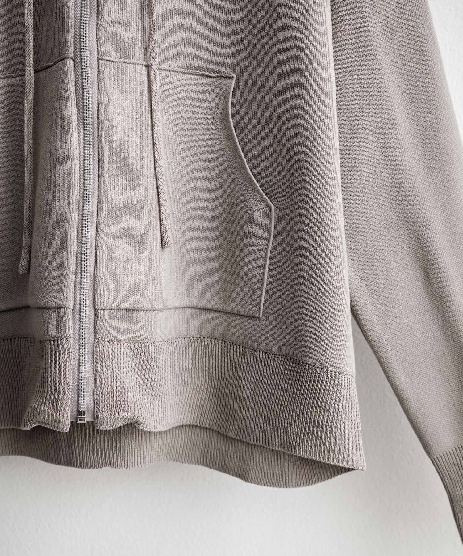 U.S. POLO ASSN. ユーエスポロアッスン W's オーバーサイズワンポイントロゴ刺繍スウェットライクニット短丈長袖パーカー 15732
