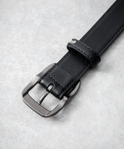 リアルレザー 本革 マットスクエアバックルベルト 15730