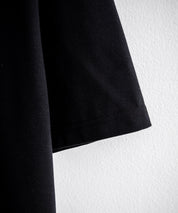 KANGOL カンゴール 別注コラボ 鹿の子ハーフジップクレリックカラー/オーバーサイズロゴ刺繍半袖ポロシャツ