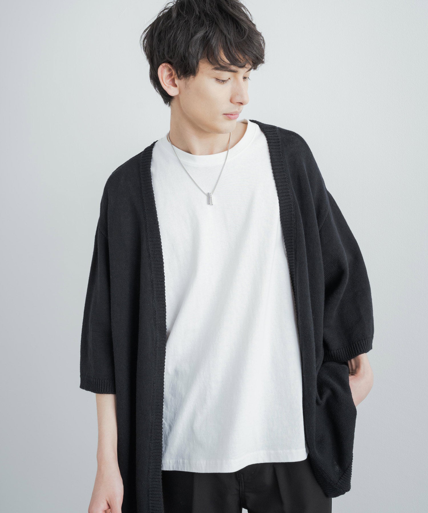 チャーム付きデザインチェーン合金ネックレス 11630