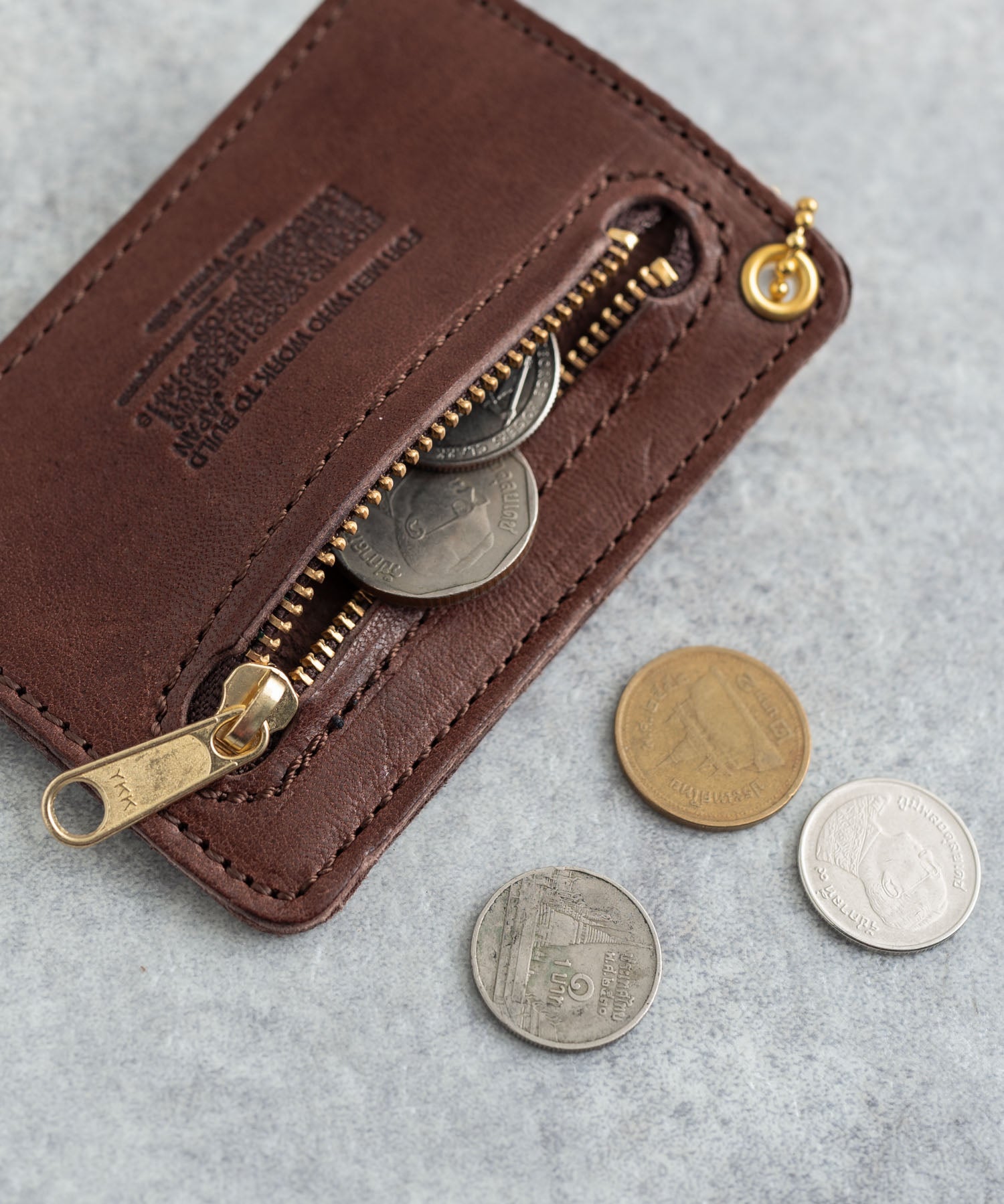 Butler Verner Sails バトラーバーナーセイルズ 日本製 ZIP付馬革パスケース JA-1182　11041