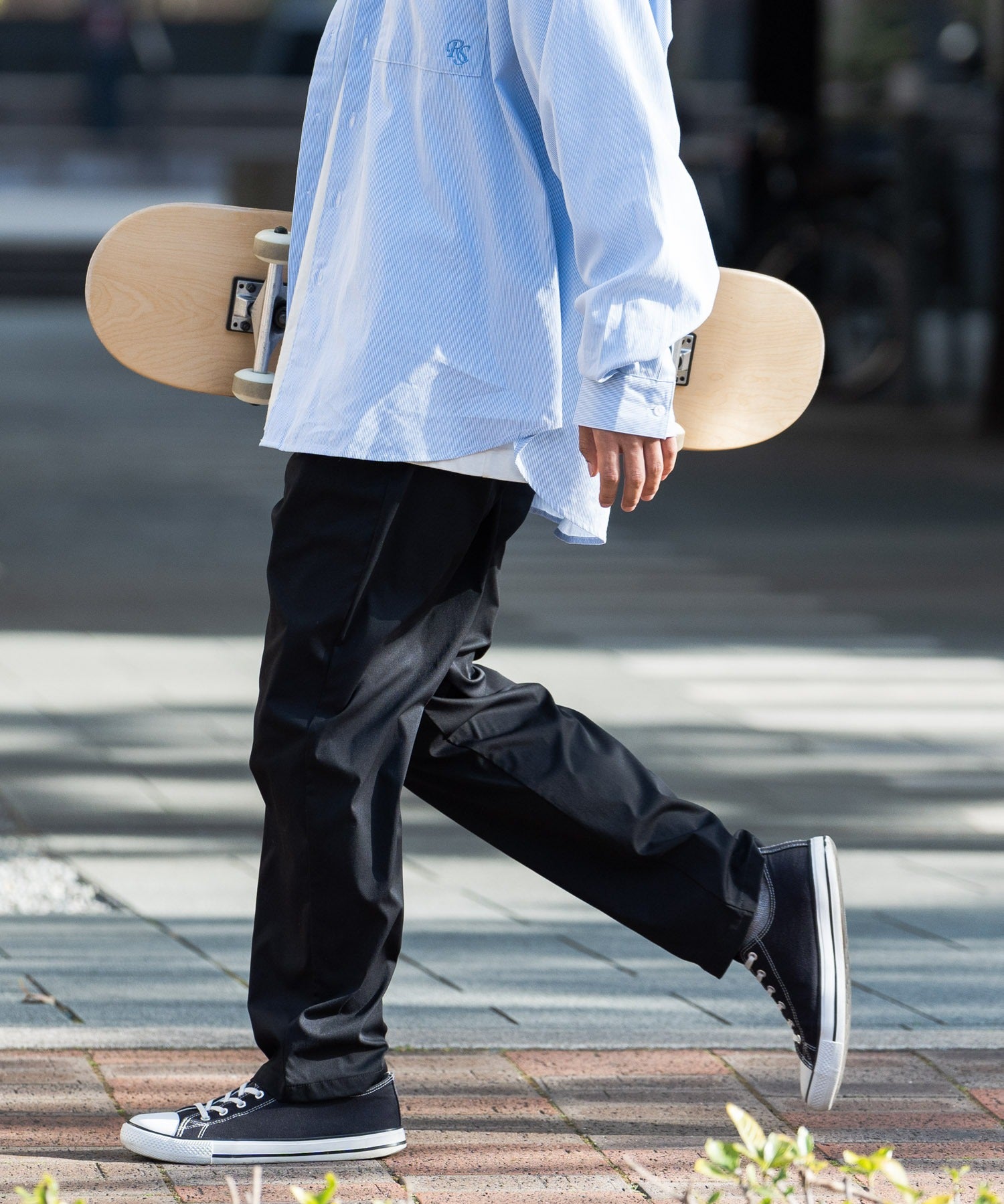 ワイドテーパード スケーターワークパンツ イージーシェフパンツ 11448