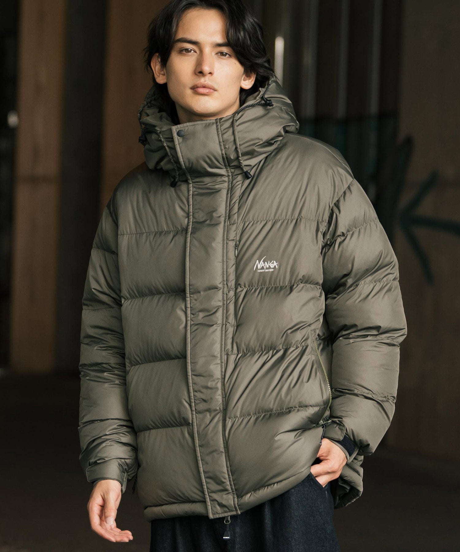 NANGA × KRIFF MAYER 別注コラボ レトロダウンジャケット ナンガ クリフメイヤー