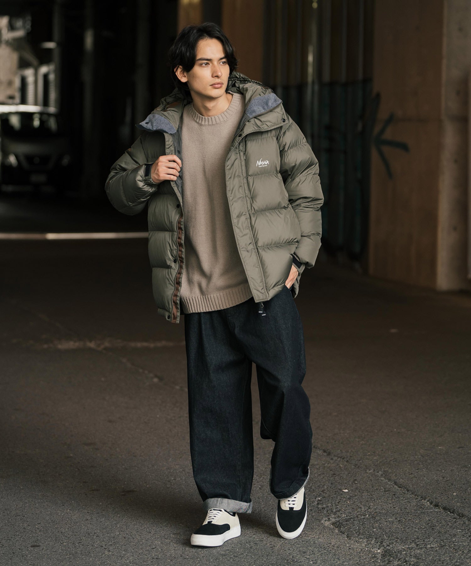 NANGA × KRIFF MAYER 別注コラボ レトロダウンジャケット ナンガ クリフメイヤー