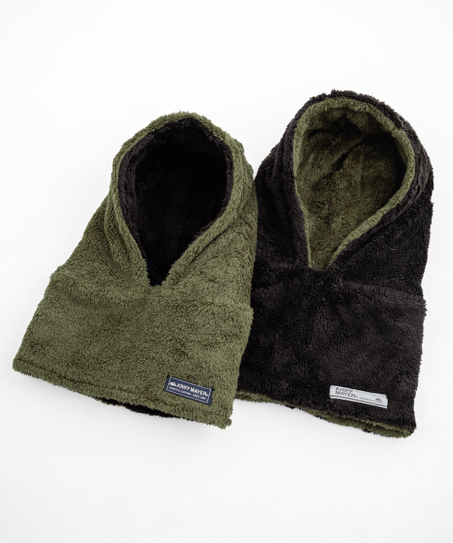 KRIFF MAYER クリフメイヤー ニンジャりん2WAYリバーシブルフード型ネックウォーマー ボアフードウォーマー J2527845 14965