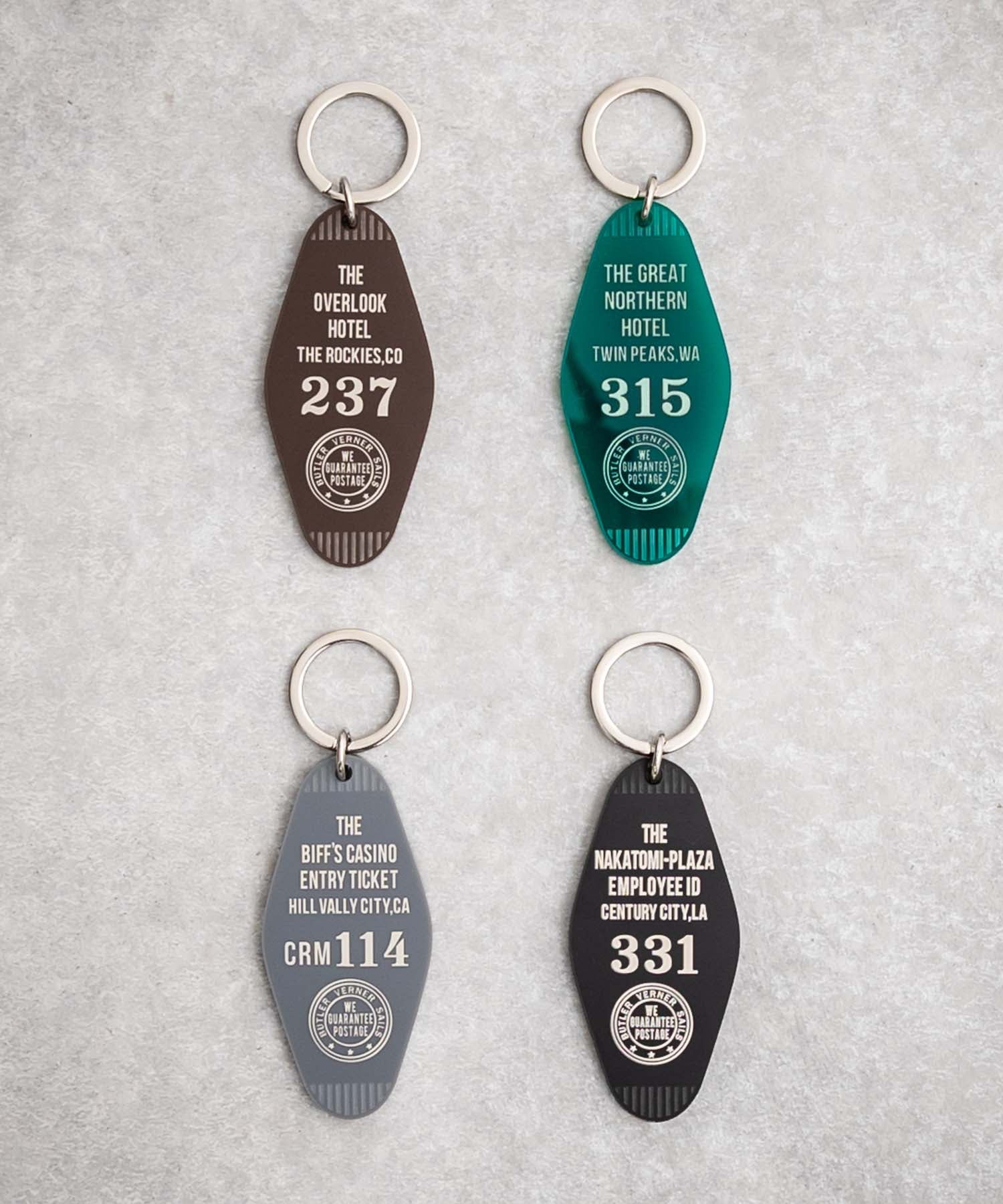 Butler Verner Sails バトラーバーナーセイルズ 日本製 国産 Movie Inspired Keychain モーテルキーアクリルキーホルダー JW-2978