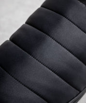 【SUBU/スブ】 サンダル F-line/ワンポイントロゴ刺繍モックシューズスリッポンスリッパ 15384