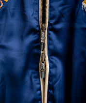 KRIFF MAYER クリフメイヤー スーベニア刺繍ひっくりスカジャン/リバーシブルダブルジップ短丈ブルゾン 2515102 14883