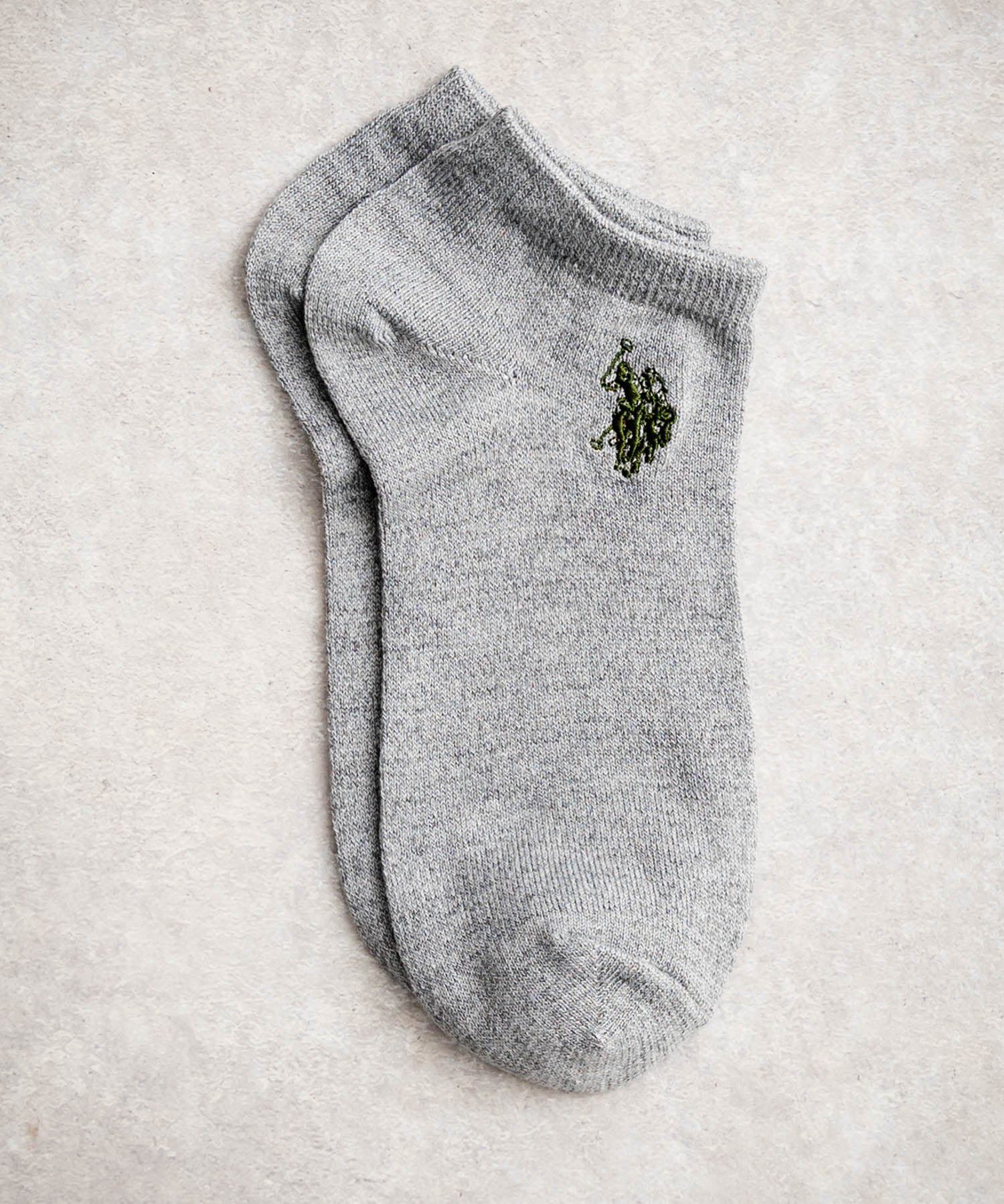U.S. POLO ASSN. ユーエスポロアッスン ワンポイントロゴ刺繍3足アソートアンクル/くるぶし丈ソックス 15070