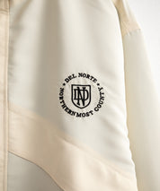 2WAYリバーシブル 両A面オーバーサイズワンポイントロゴ刺繍スタンドネックショートブルゾン 15477