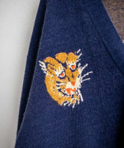 KRIFF MAYER クリフメイヤー もちのび虎刺繍Vネックニットカーディガン 2523100 14964