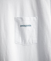 Patagonia パタゴニア M'S BOARDSHORT LOGO POCKET RESPONSIBILI-TEE 胸ポケット付きバックプリント半袖Tシャツ 16114
