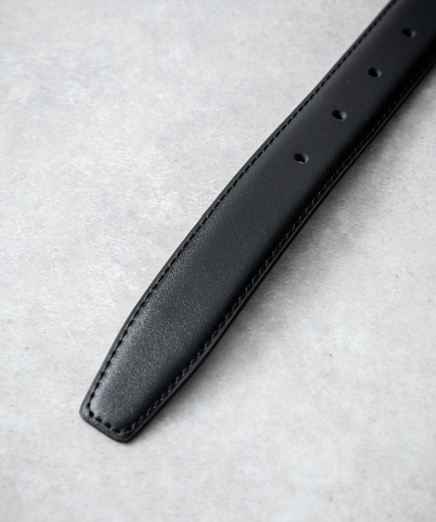 リアルレザー 本革 マットスクエアバックルベルト 15730