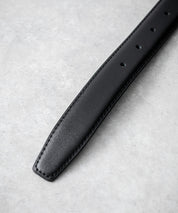 リアルレザー 本革 マットスクエアバックルベルト 15730