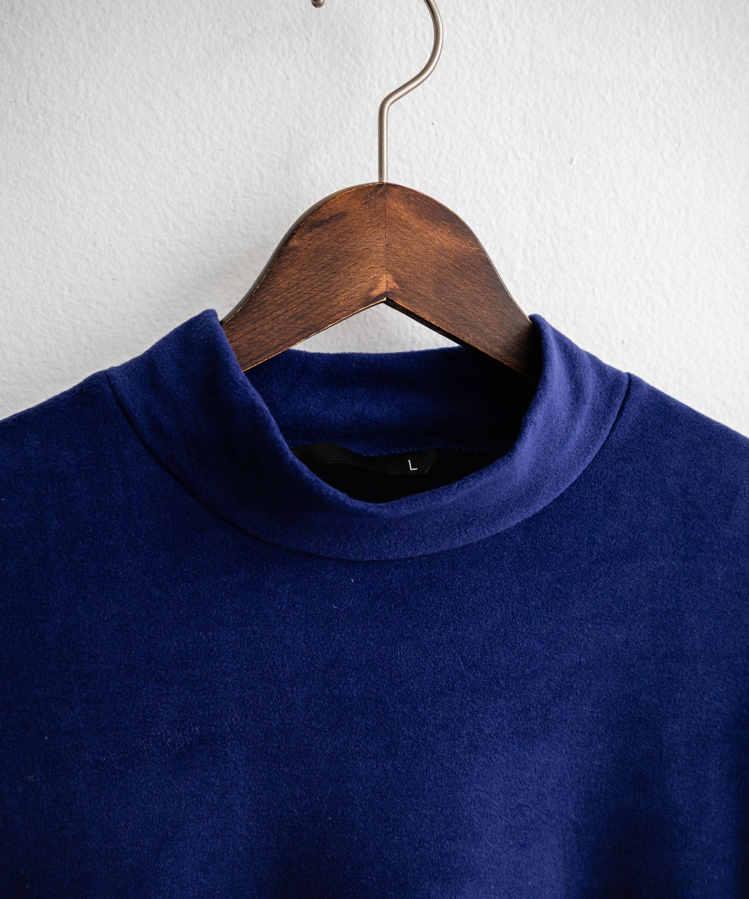 ストレッチフリースハイネック長袖Tシャツ 14855