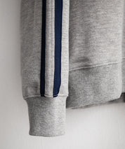 U.S. POLO ASSN. ユーエスポロアッスン half zip sweat shirt オーバーサイズ袖ラインワンポイントロゴ刺繍ハーフジップ裏毛スウェット 14862