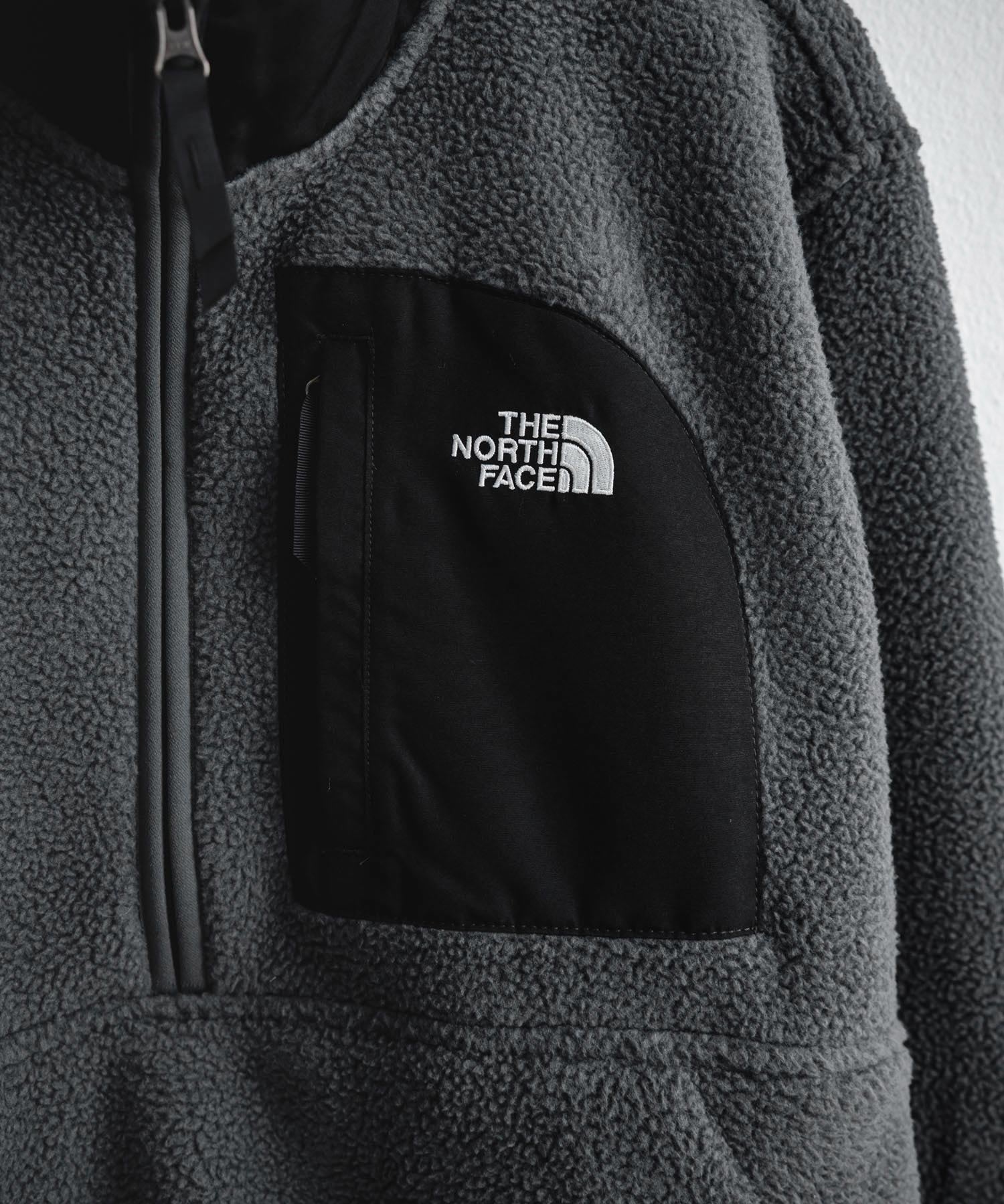 THE NORTH FACE ザ・ノースフェイス Men's Yumiori Off Peak 1/2 Zip Jacket ワンポイントロゴ刺繍ハーフジップ長袖フリースプルオーバー 16245