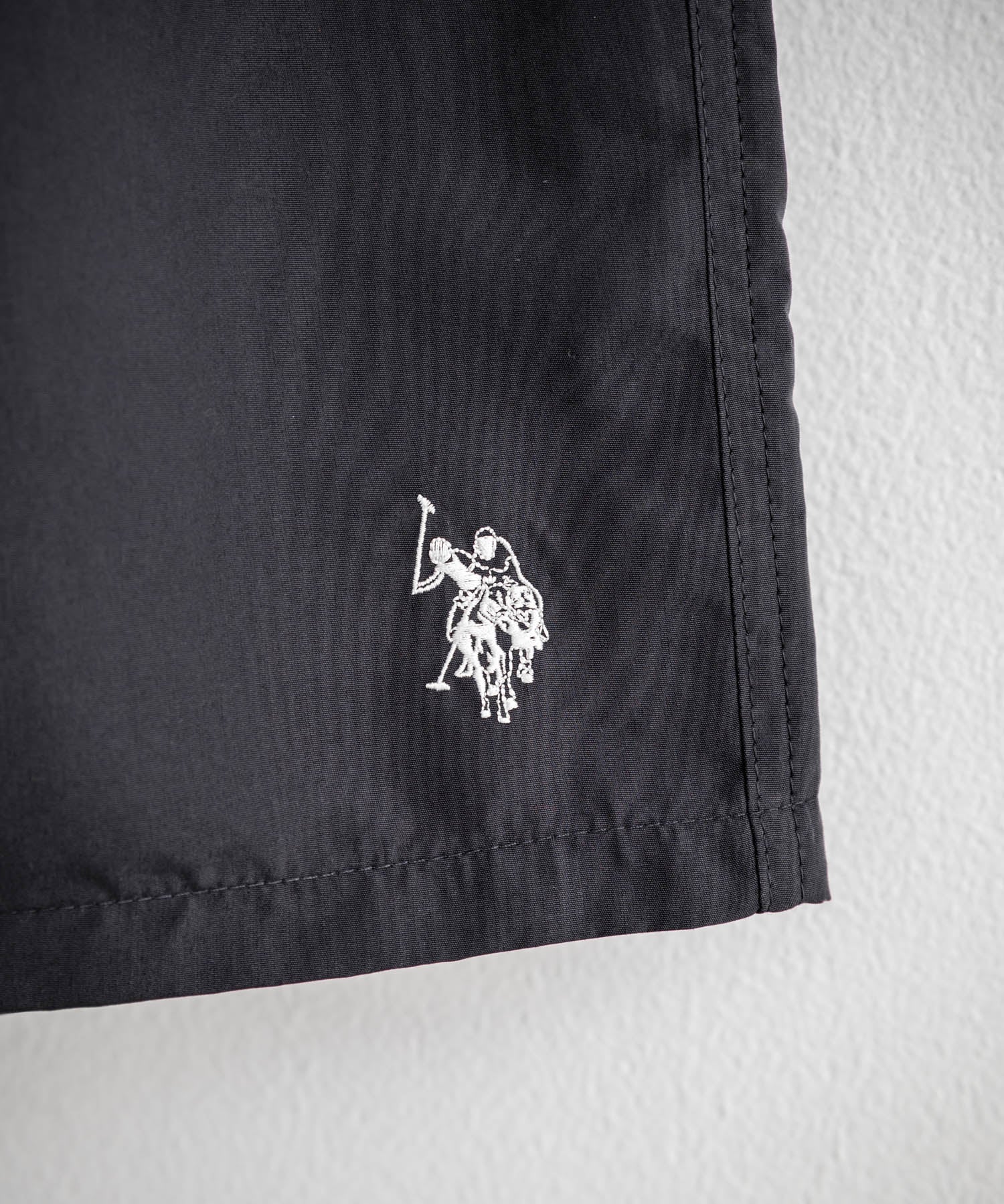 新色追加 U.S. POLO ASSN. ユーエスポロアッスン 水陸両用 別注コラボ接触冷感ワンポイントロゴ刺繍イージーショートパンツ 14320