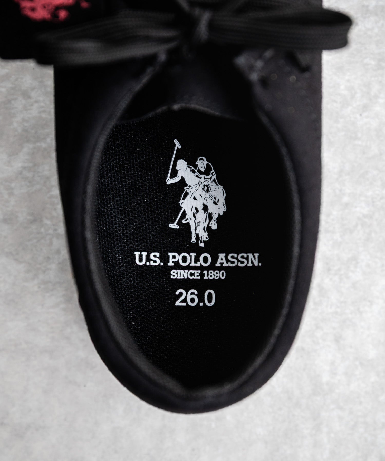 U.S.POLO ASSN. ユーエスポロアッスン ワンポイント ロゴフェイクレザーモカシンシューズ 16468