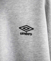 UMBRO アンブロ 別注コラボ オーバーサイズ裏起毛ワンポイントロゴ刺繍ハーフジップ長袖スウェット 16032