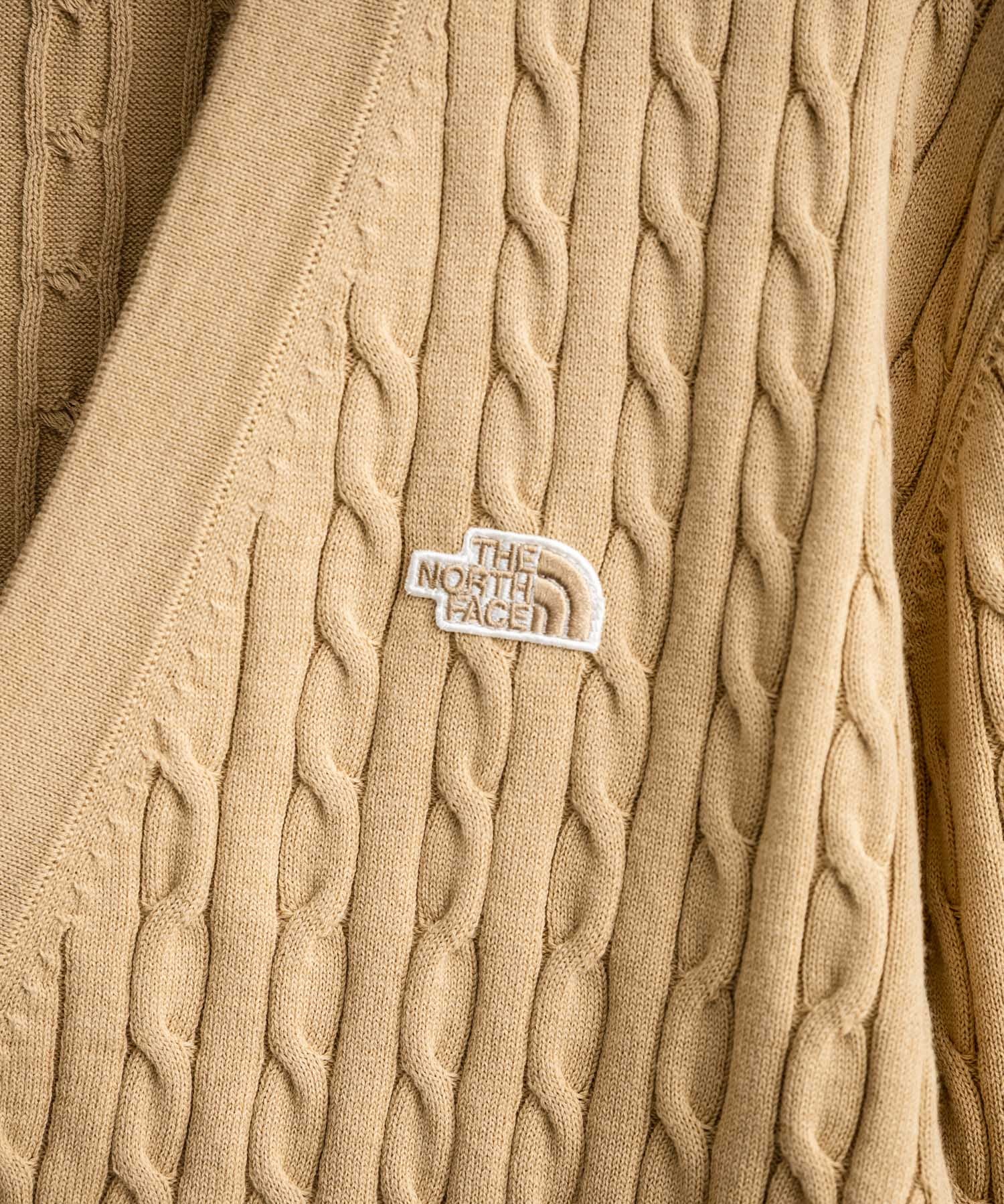 THE NORTH FACE ザ・ノースフェイス M'S HOLIDAY CARDIGAN ワンポイントロゴ刺繍Vネックニットカーディガン 15151