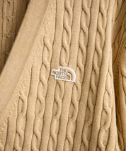 THE NORTH FACE ザ・ノースフェイス M'S HOLIDAY CARDIGAN ワンポイントロゴ刺繍Vネックニットカーディガン 15151