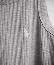 U.S. POLO ASSN. ユーエスポロアッスン W's ワンポイントロゴ刺繍テレコリブタンクトップ 15921