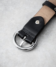 リアルレザー 本革 リングバックルベルト 15727