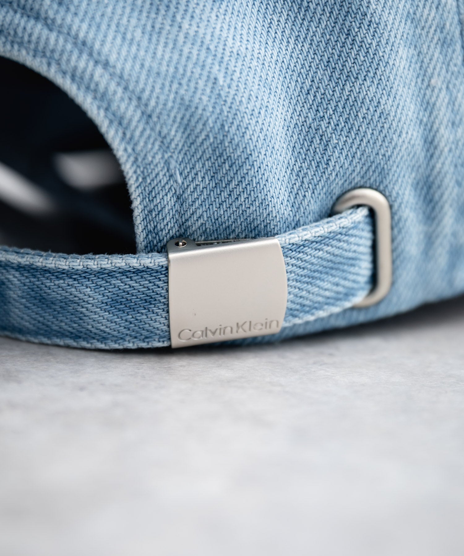 Calvin Klein カルバンクライン LOGO DENIM CAP ワンポイントロゴ刺繍デニムベースボールキャップ 15932