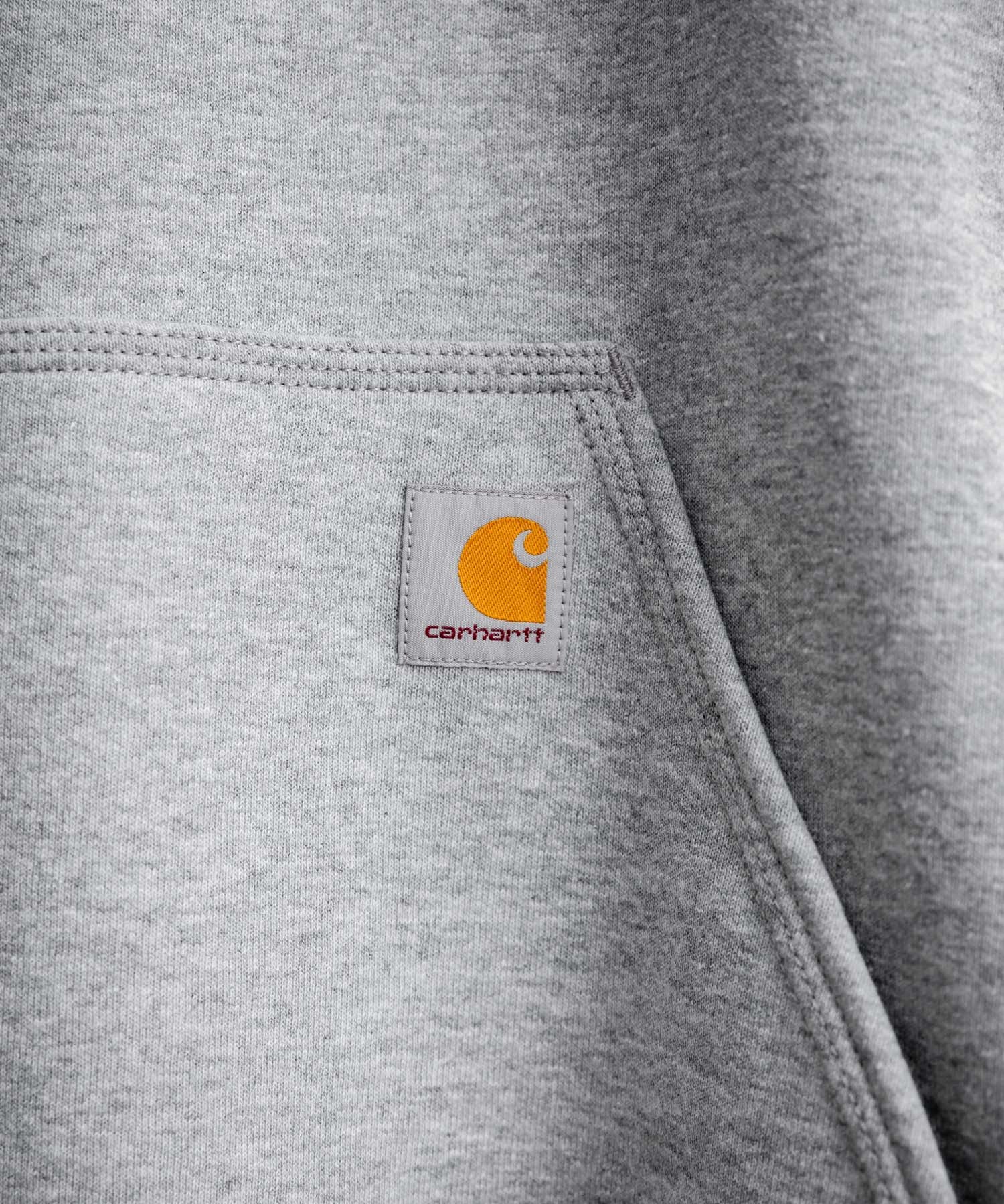 Carhartt カーハート MIDWEIGHT HOODED SWEAT/オーバーサイズ裏起毛ワンポイントロゴ長袖プルオーバーパーカー 16473