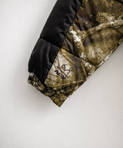 HUF ハフ SEQUOIA PUFFER JACKET REALTREE SEQUOIA PUFFER オーバーサイズワンポイントロゴ中綿ジャケット 15056