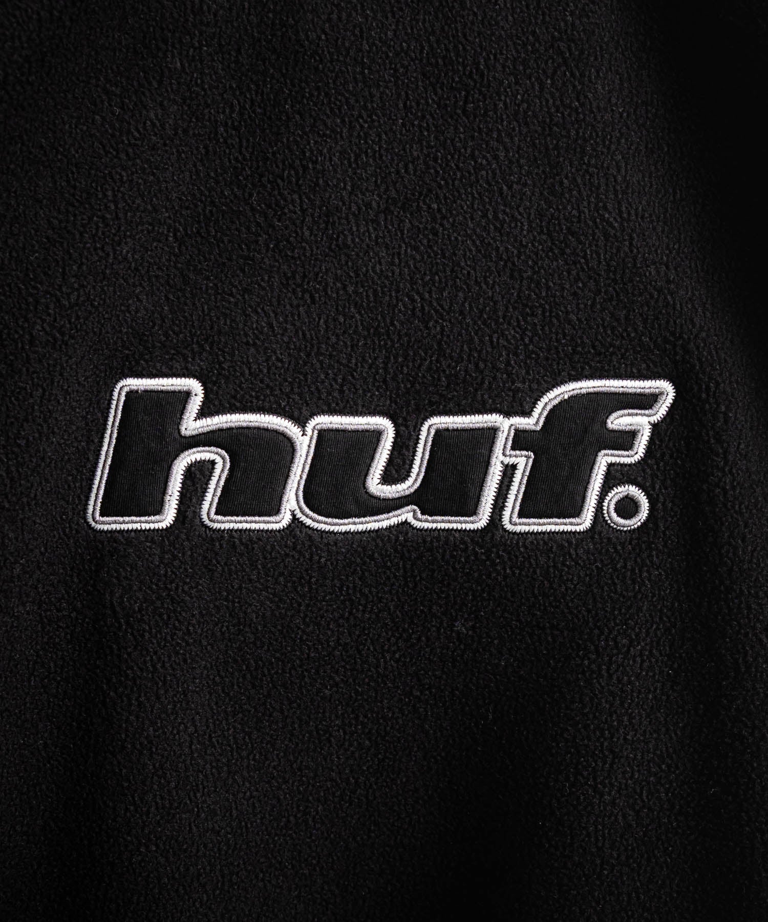 HUF ハフ H DOT POLAR FLEECE CREWNECK オーバーサイズポーラーフリースプルオーバートレーナー 15057