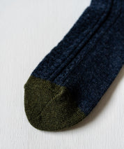 ANONYMOUSISM アノニマスイズム 日本製 国産 WOOLカシミヤリンクスコンビクルー丈スニーカーソックス 15395