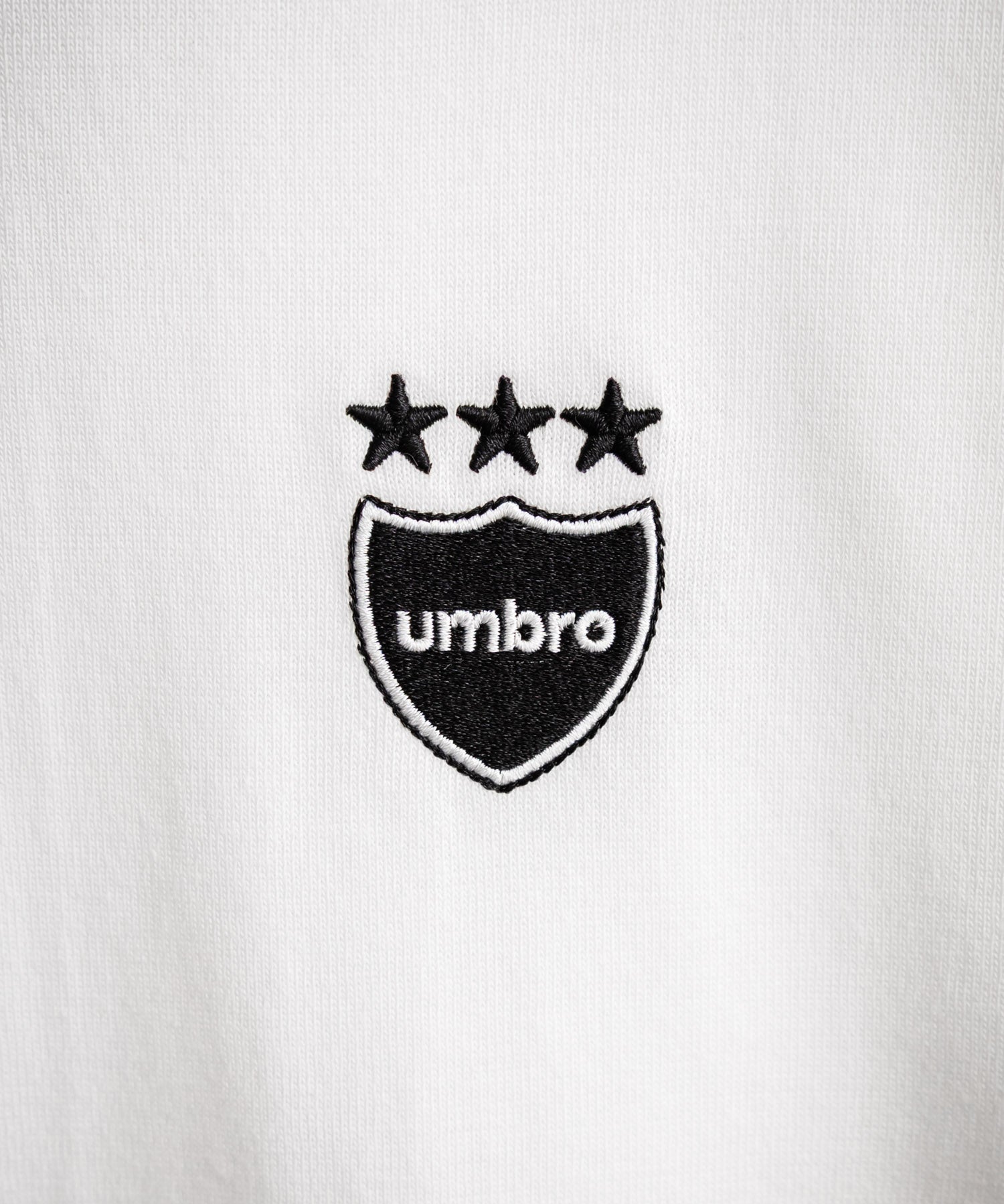 UMBRO アンブロ 別注コラボ オーバーサイズサイドライントラックワンポイントロゴ刺繍クルーネック半袖Tシャツ