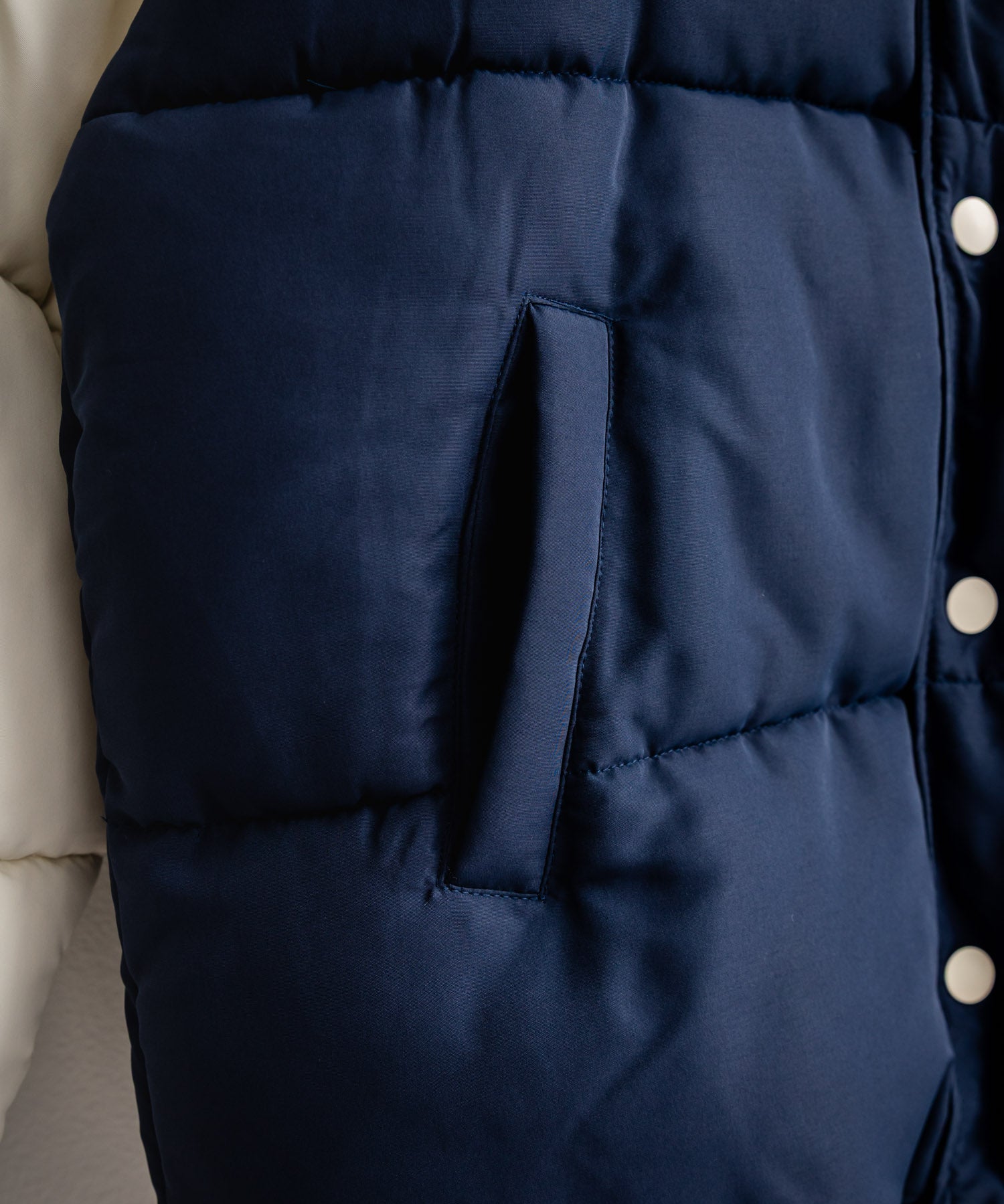 U.S. POLO ASSN. ユーエスポロアッスン PADDED VARSITY JACKET オーバーサイズワンポイントロゴ刺繍中綿スタジャン / 配色切替パデッドジャケット 14894