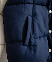 U.S. POLO ASSN. ユーエスポロアッスン PADDED VARSITY JACKET オーバーサイズワンポイントロゴ刺繍中綿スタジャン / 配色切替パデッドジャケット 14894