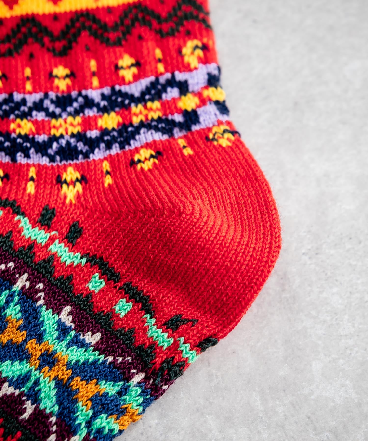 ANONYMOUSISM アノニマスイズム 日本製 国産 フェアアイルクルー丈スニーカーソックス 15390