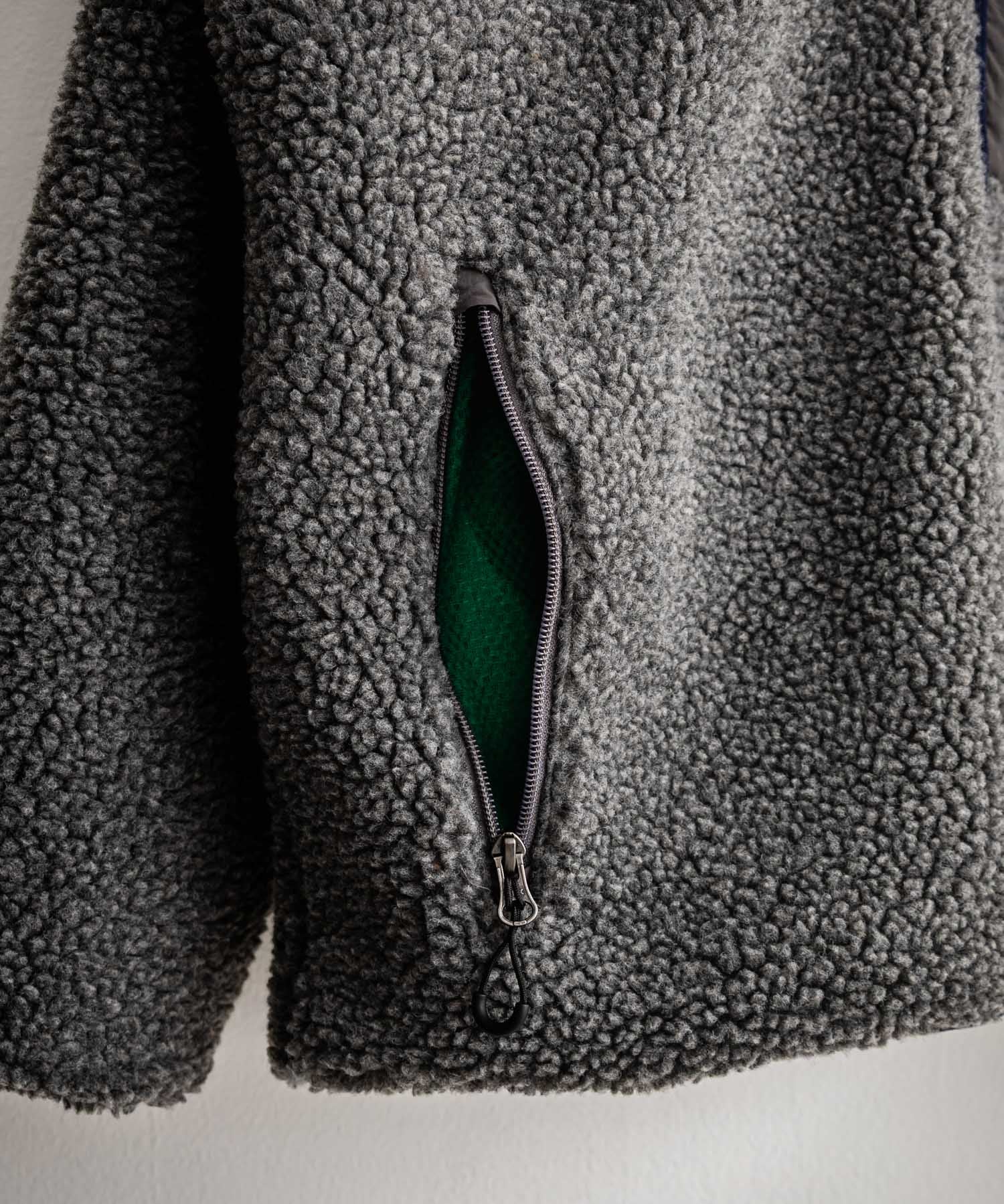 FIRST DOWN ファーストダウン BOA FLEECE JKT ロゴ刺繍タンブリングボアフリースジャケット F942021 14981