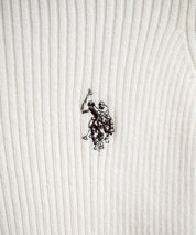 U.S.POLO ASSN. ユーエスポロアッスン バイカラー2重衿ワンポイントロゴ刺繍フレアスリーブニットポロシャツ 16459